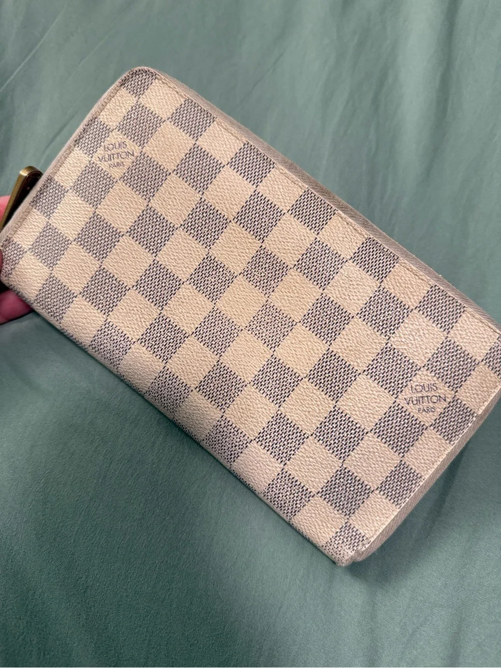 Louis Vuitton Damier Azur Zip Organizer Wallet